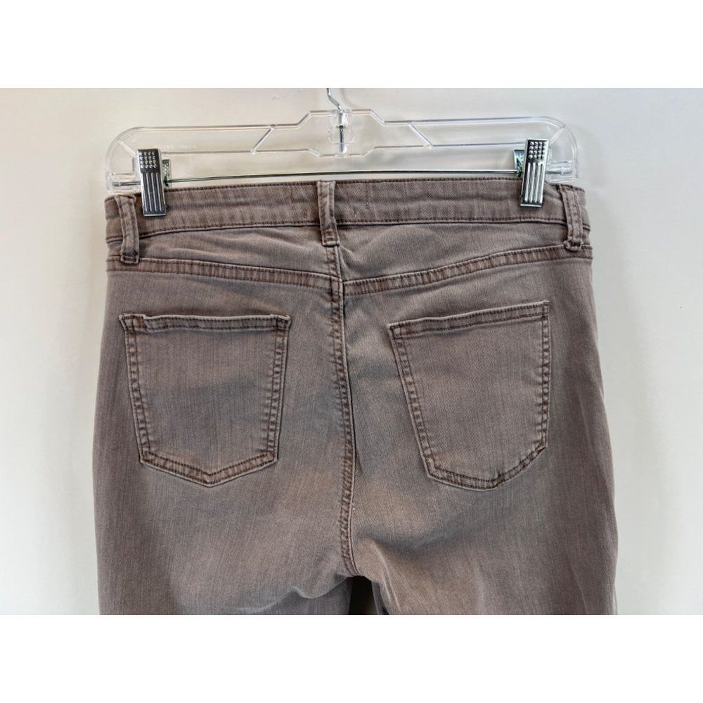 Pistola Womens Size 30 Gray Brown Ribbed Knee Skinny Jeans - Picture 5 of 7